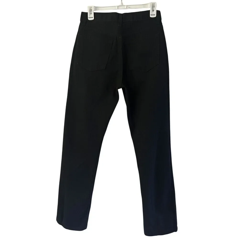 George Regular Fit‎ Jeans Black Denim 100% Cotton Men's 29x32 Pockets Straight